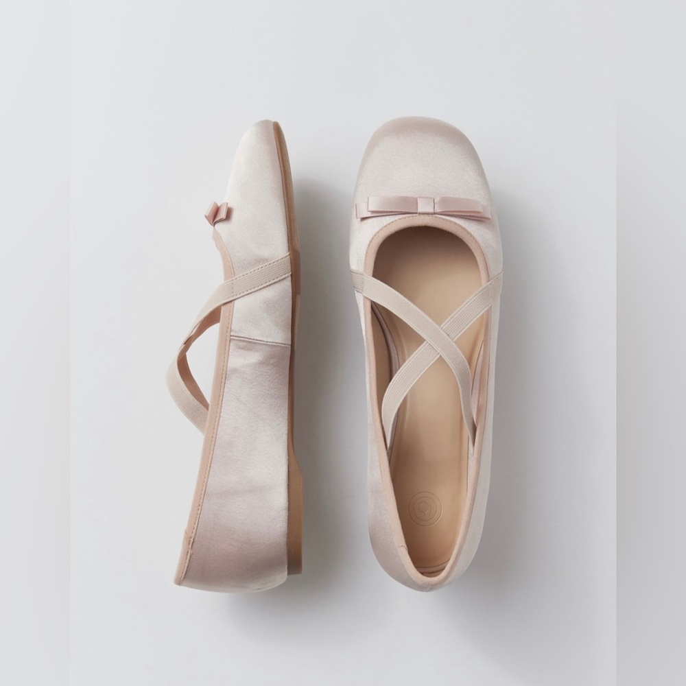 Urban Outfitters Kallie Cross-strap Ballet Flats